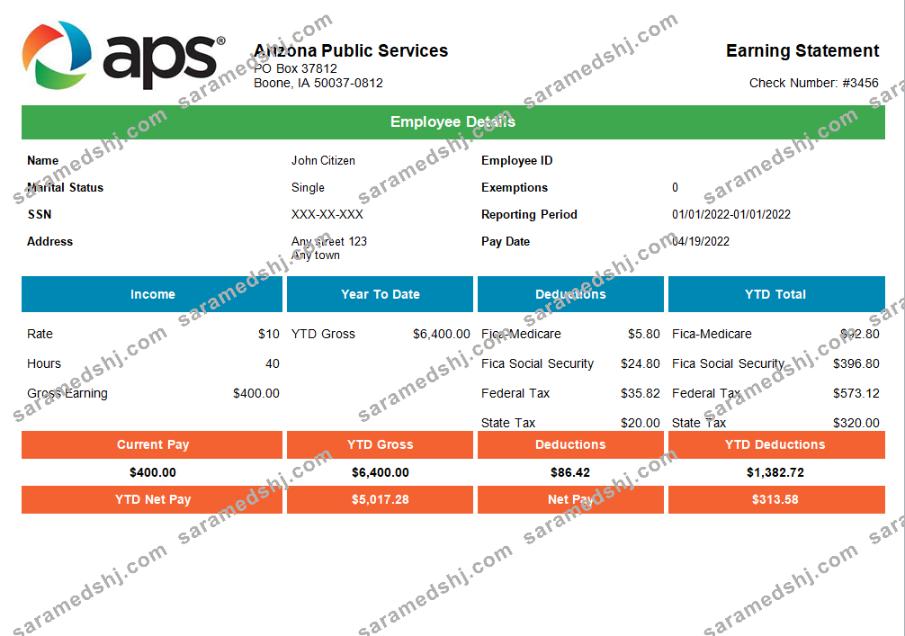 USA APS public services company